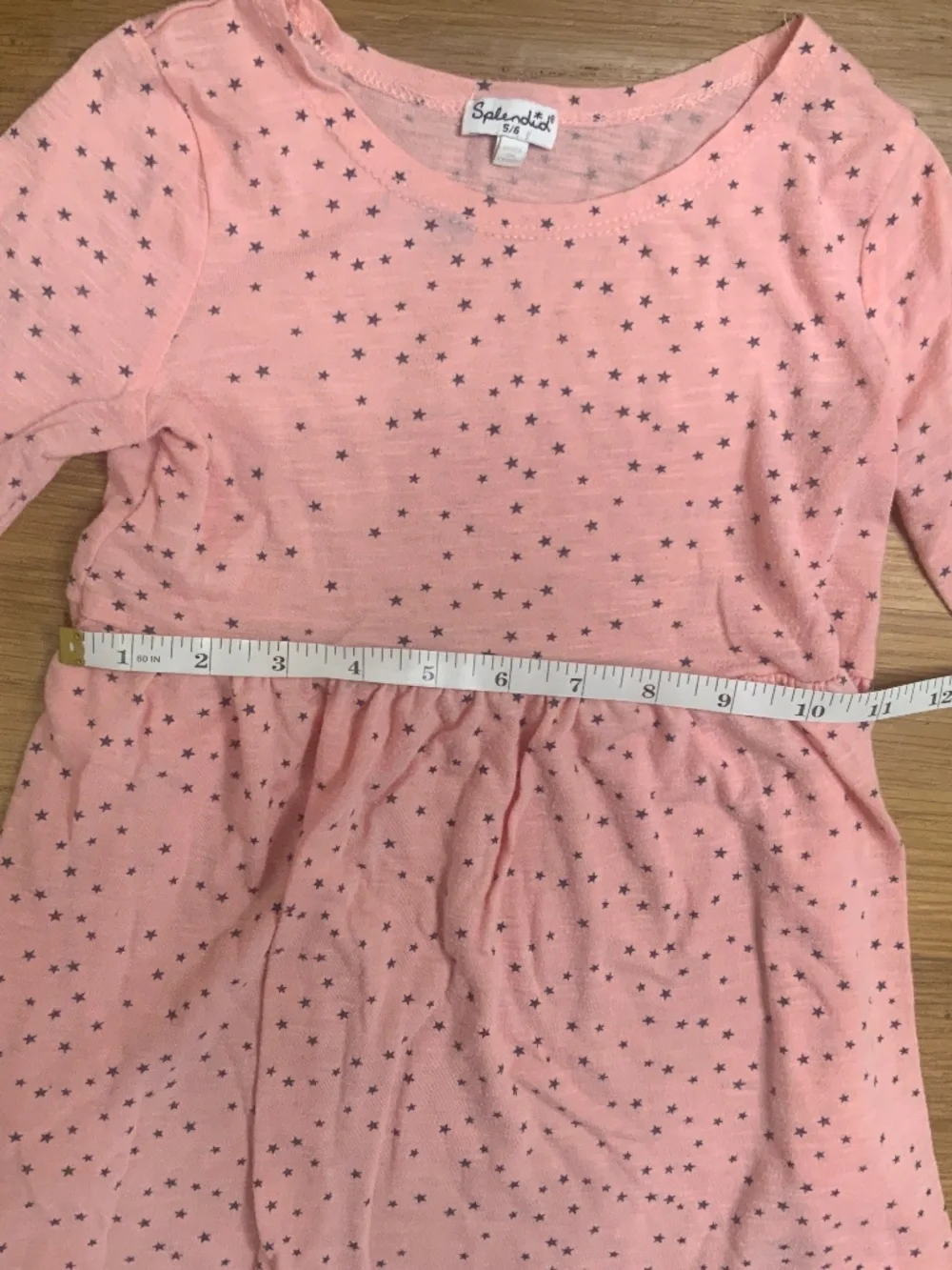 Splendid Girls Pink Dress with Blue Stars Size 5/6